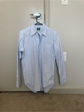 Kamakura Maker’s Shirt Light Blue Check